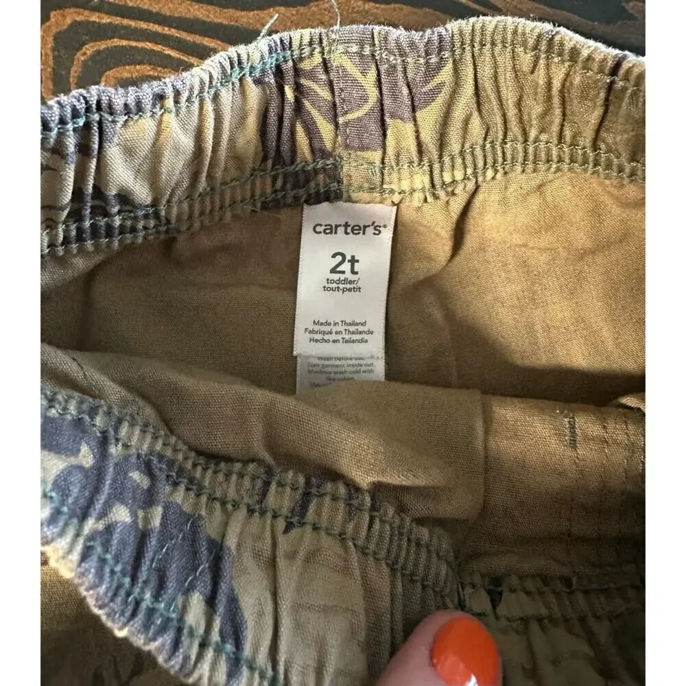 Carter's Palm Shorts Size 2T Green (1031)